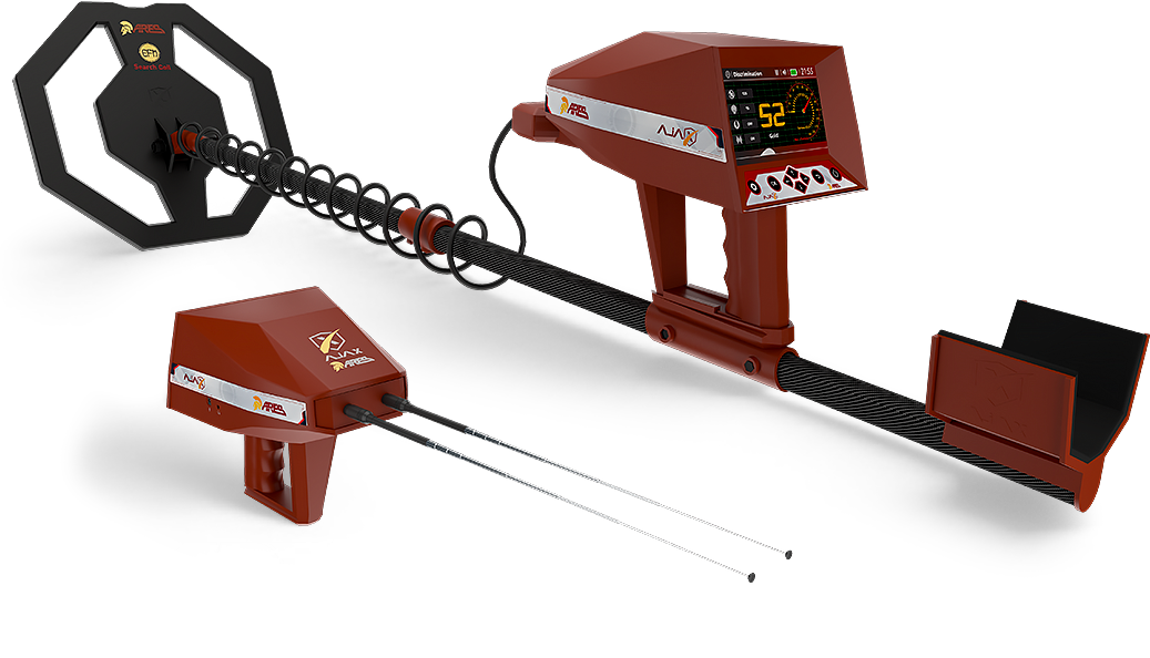 Ajax Ares metal and gold detector