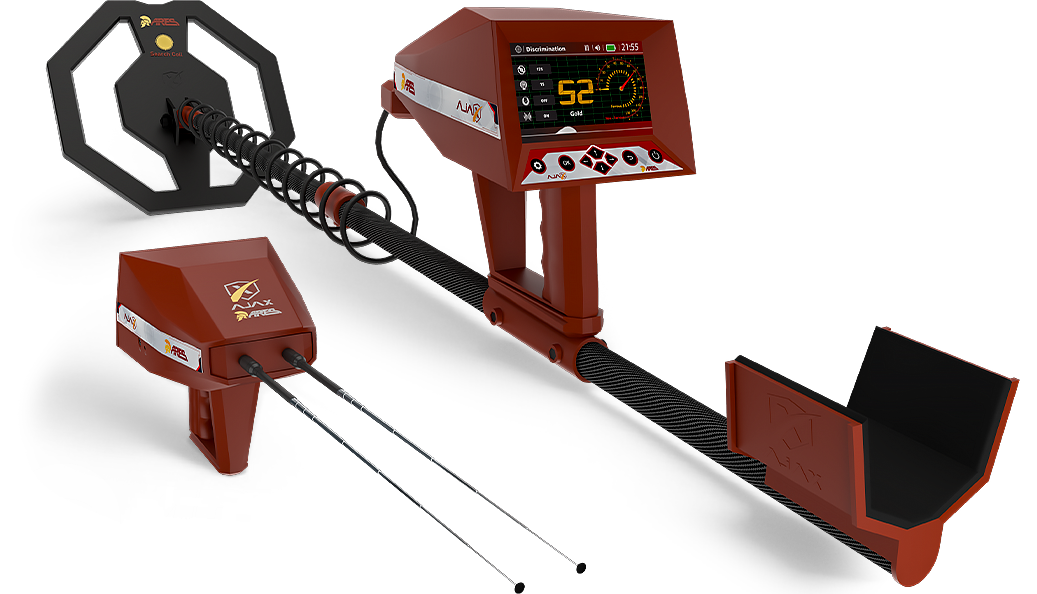 Ajax Ares metal and gold detector
