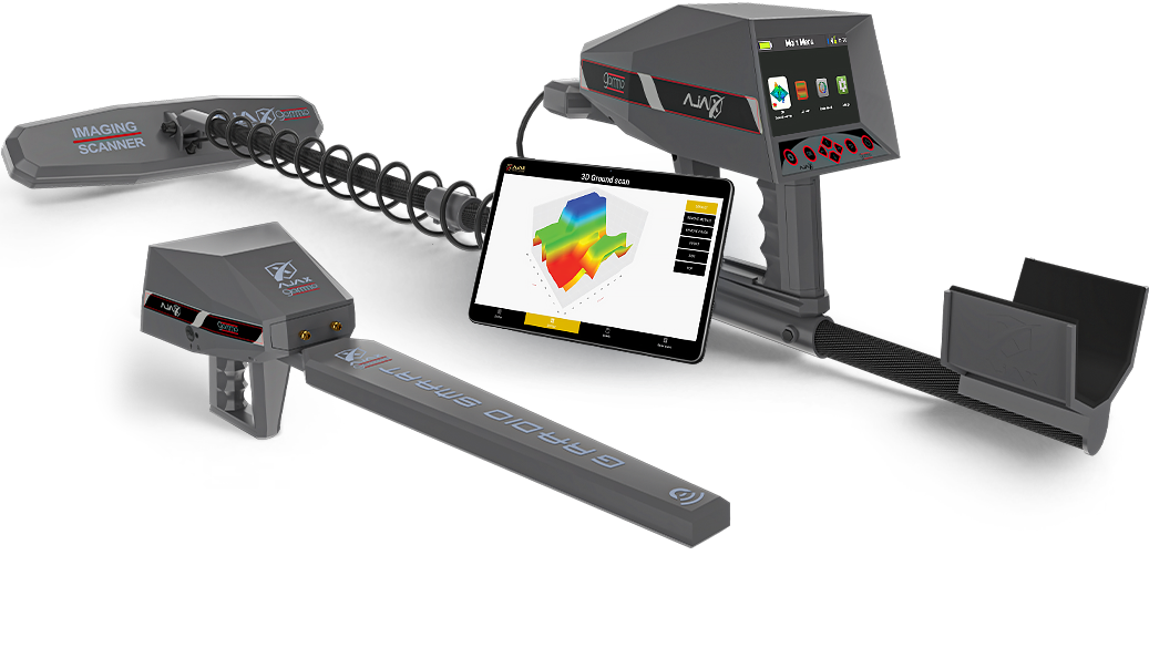Ajax Gamma 3D gold detector scanner
