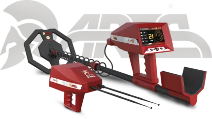 Ares metal detector with 4 detection systems, Targets gold and all kind of metal
