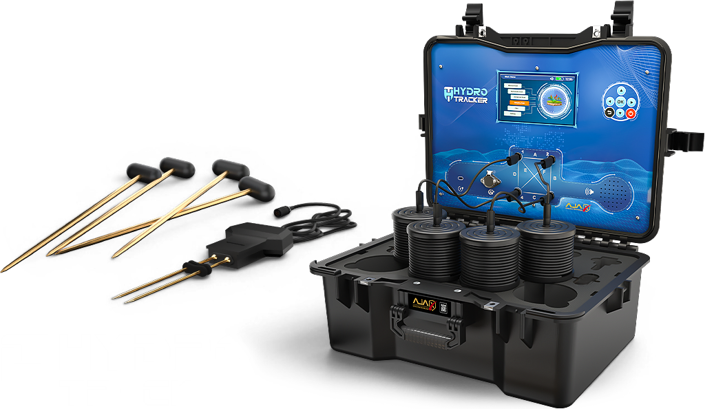 Ajax hydro tracker underground water detector machine